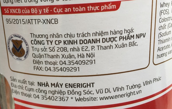 Sữa Kidtalent sản xuất ở đâu